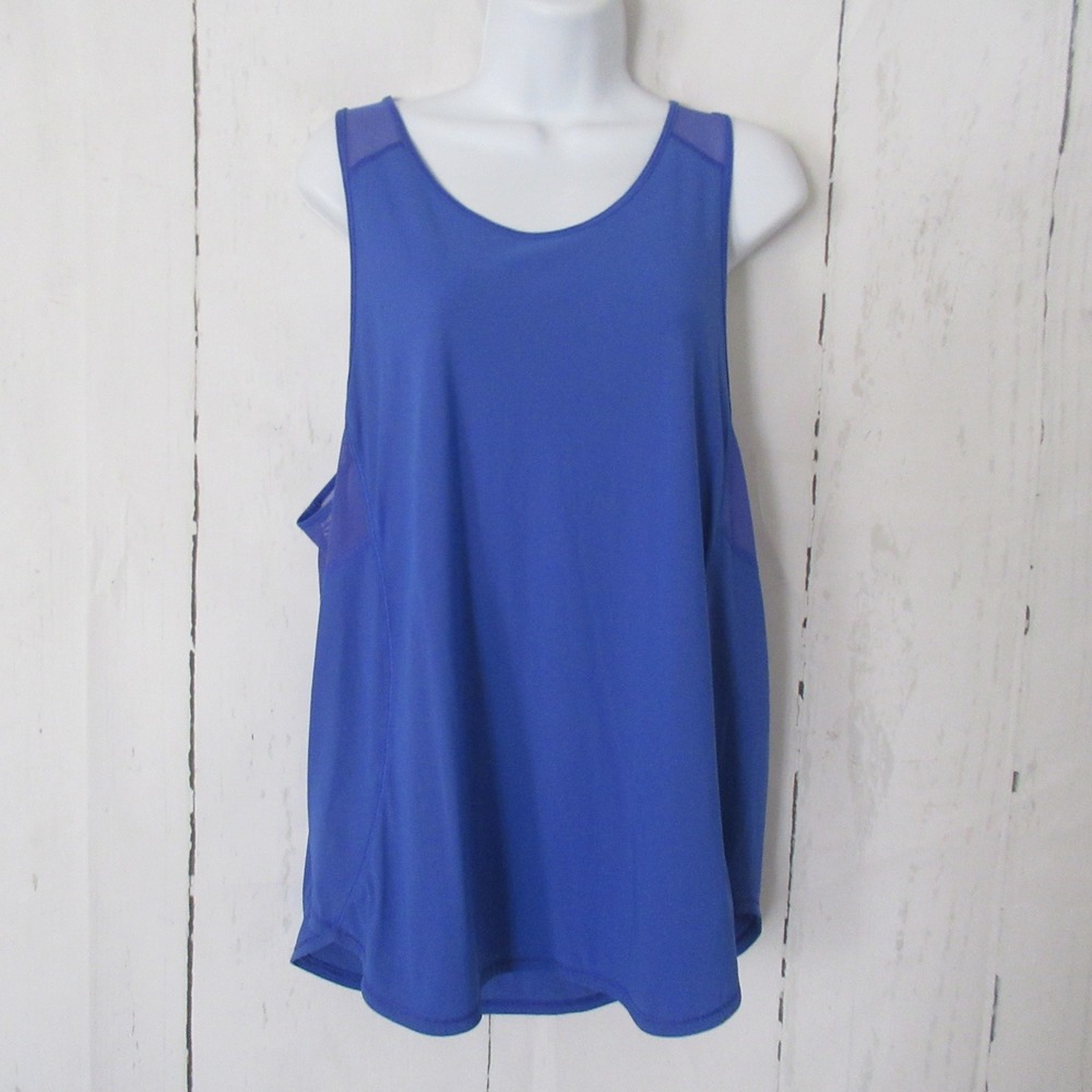 Lululemon Sculpt Tank Top 12 Blue Yoga Running